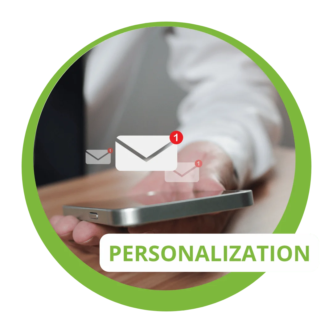 personalized message